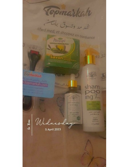 ديرمارولر لتوسيع مسامات الشعر -  Dermaroller pour cheveux