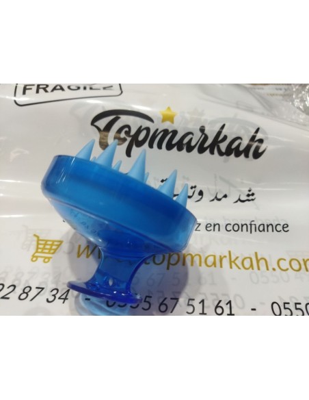 Brosse au Silicone pour massage cheveaux - مشطة تدليك وتنظيف الشعر بالسليكيون