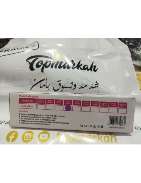 ديرمارولر لتوسيع مسامات الشعر -  Dermaroller pour cheveux