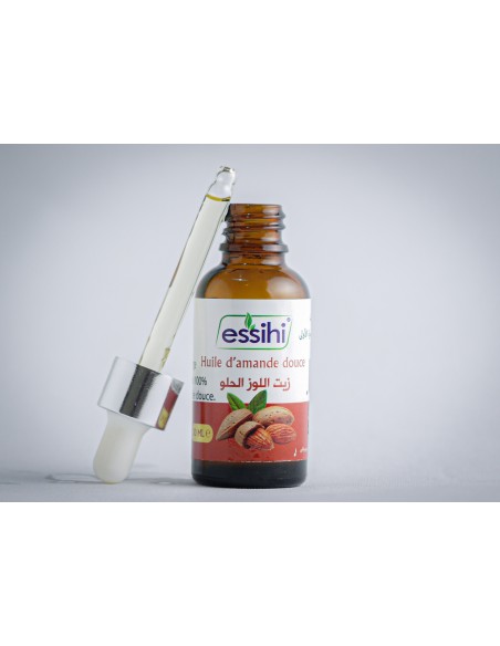 زيت اللوز الحلو العضوي (30مل) - Huile d'Amande Douce Bio