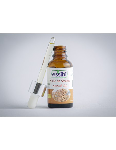زيت السمسم النقي 100٪ (30 مل) - Huile de sésame pure