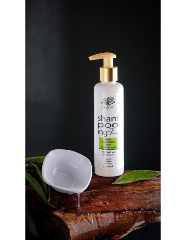 شامبو اكليل الجبل طبيعي معالج للشعر (اكسترا 7 أعشاب) Shampooing a base de romarin