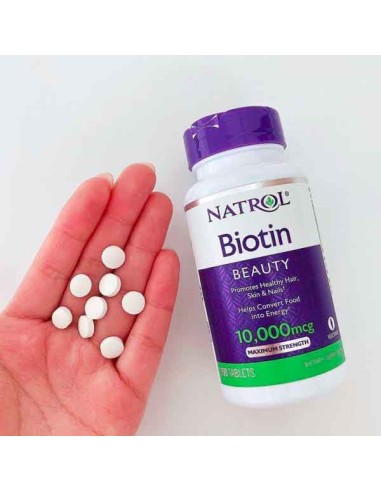 بيوتين للشعر والبشرة والاظافر Biotin Pour Cheveux Solide Ongles Fort