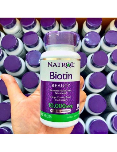 بيوتين للشعر والبشرة والاظافر Biotin Pour Cheveux Solide Ongles Fort