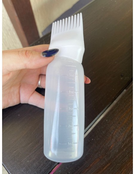 موزع الزيت والصبغة على الشعر 120مل Applicateur de huile et teinture pour cheveux