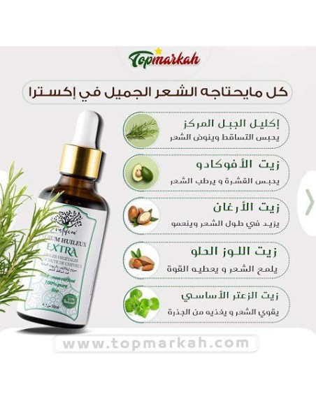 الوصفة الأكثر طلبا للتساقط والفراغات بخلاصة إكليل الجبل والكركمين إيفالايف evalife