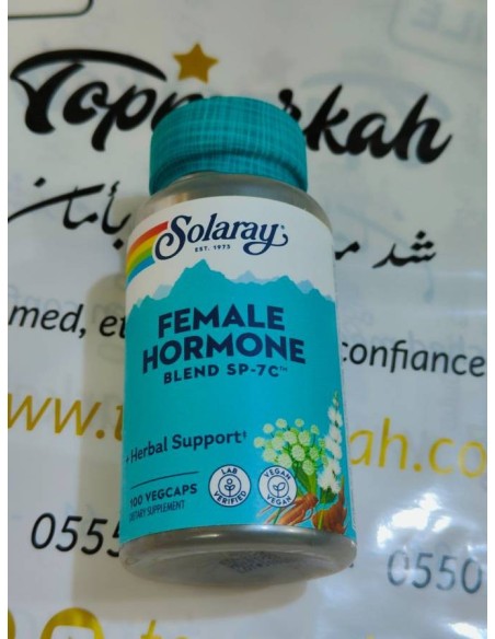 حبوب الانوثة محفز هرمون الانوثة الامريكي 🇩🇿 Solaray Female hormones