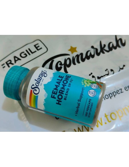 حبوب الانوثة محفز هرمون الانوثة الامريكي 🇩🇿 Solaray Female hormones