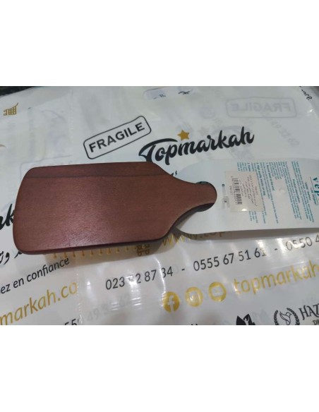 مشط الشعر بالحطب بني - Brosse en bois marron