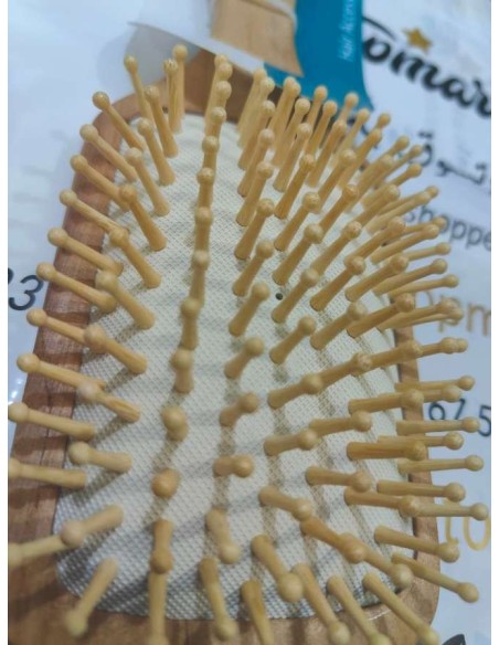 تمشيط آمن للشعر مشط الشعر بالحطب Brosse en bois