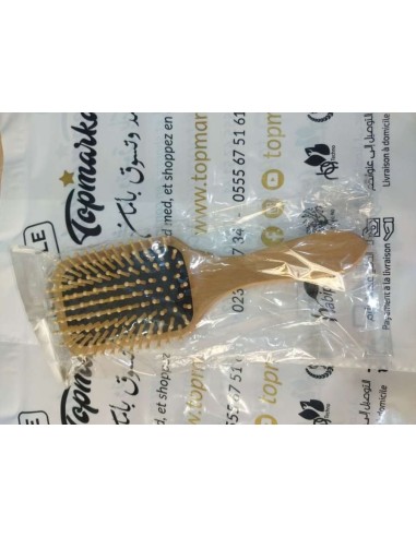 تمشيط آمن للشعر مشط الشعر بالحطب Brosse en bois