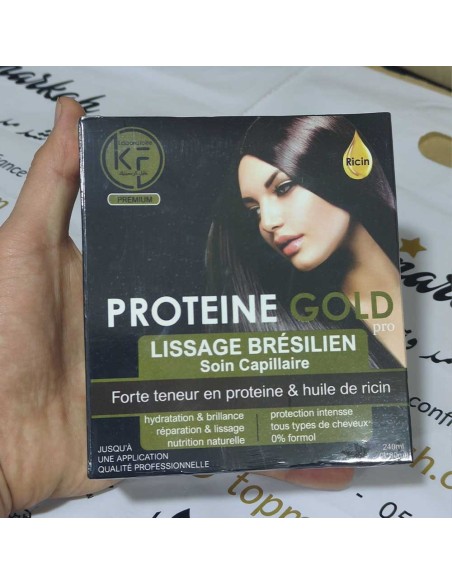 Proteine et huile de ricin lissage brésilien