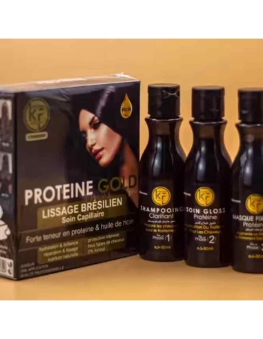 Proteine et huile de ricin lissage brésilien