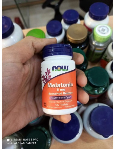 Now Melatonin 5mg- 120caps ميلاتونين ناو