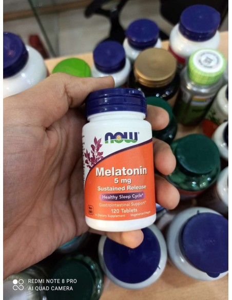 Now Melatonin 5mg- 120caps ميلاتونين ناو