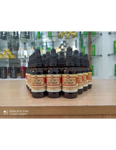 محلول مركب اليود J.Crow’s Lugol’s Solution 2%