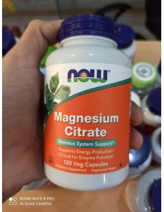 Now Magnésium citrate 200mg – 100tabs