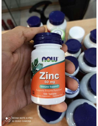 Now zinc 50mg – 100tabs الزنك ناو