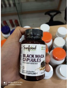 Organic Black Maca 800mlg (90 caps) حبوب الماكا السوداء