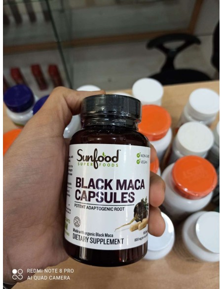 Organic Black Maca 800mlg (90 caps) حبوب الماكا السوداء