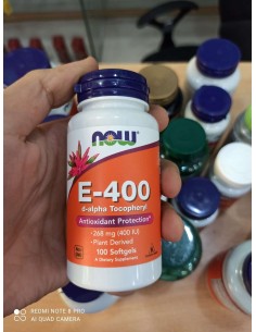 Now vitamin E-400 – 100 softgels