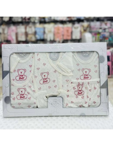 طاقم الرضيع 6 بياس قطن تجهيز المزيود الجديد