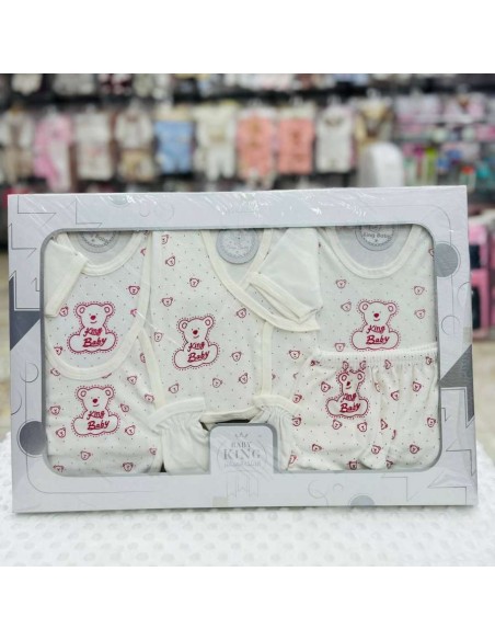 طاقم الرضيع 6 بياس قطن تجهيز المزيود الجديد