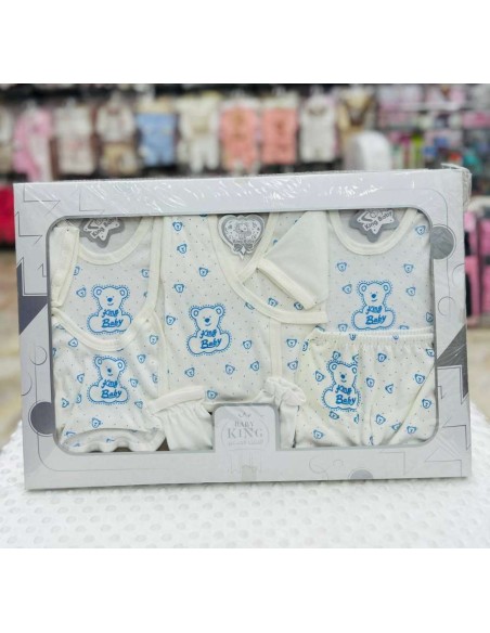 طاقم الرضيع 6 بياس قطن تجهيز المزيود الجديد