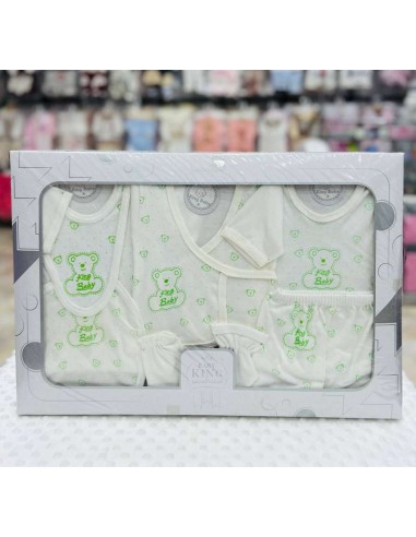 طاقم الرضيع 6 بياس قطن تجهيز المزيود الجديد