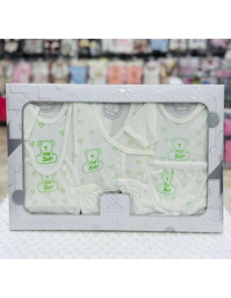 طاقم الرضيع 6 بياس قطن تجهيز المزيود الجديد