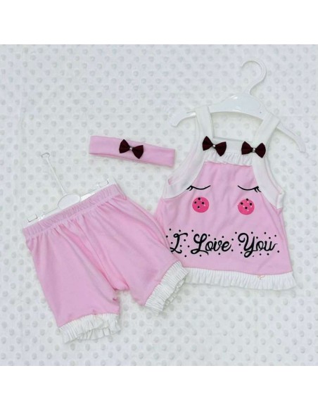 اونصومبل بنات صيفي 3 قطع