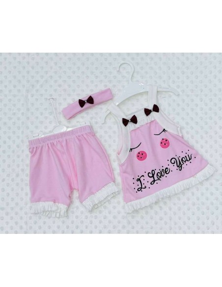 اونصومبل بنات صيفي 3 قطع