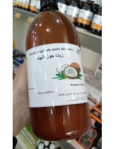 بالجملة Huile noix de coco "1L" Extra Vierge Alimentaire Non raffiné