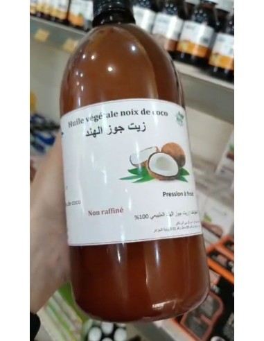 بالجملة Huile noix de coco "1L" Extra Vierge Alimentaire Non raffiné