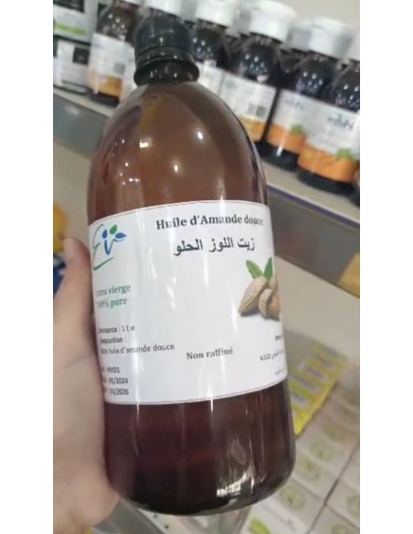 بالجملة Huile végétale d'Amande douce pure "1L" Non raffiné