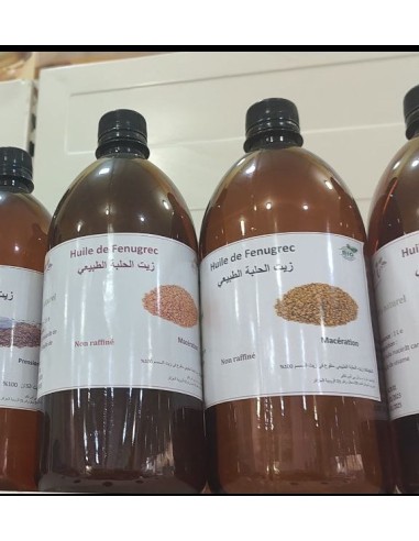 Huile de fenugrec pure "1L" non raffiné بالجملة