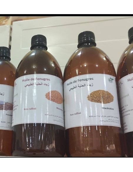 Huile de fenugrec pure "1L" non raffiné بالجملة