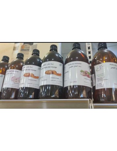 بالجملة Huile végétale Pépin de Courge pure "1L" non raffiné