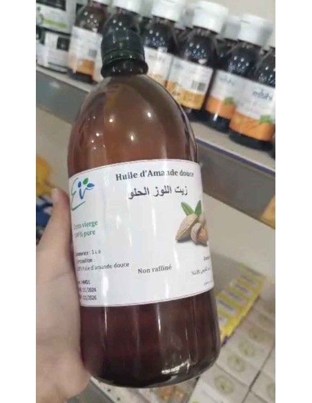 اللوز الحلو Huile végétale d'Amande douce pure "500" Non raffiné