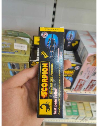 Gel Scorpion anti inflammatoire analgesic كريمة سكوربيون لألام المفاصل