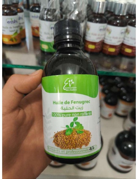 Huile de fenugrec pure "500ml" non raffiné زيت الحلبة الخالص