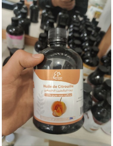 زيت بذور القرع اليقطين  Huile de Citouille 100% pure non raffiné "500ml"