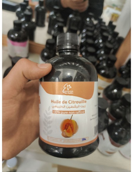 زيت بذور القرع اليقطين  Huile de Citouille 100% pure non raffiné "500ml"