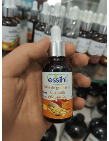 علاج ممتاز لتضخم البروستات زيت بذور القرع Huile de graines de Citouille