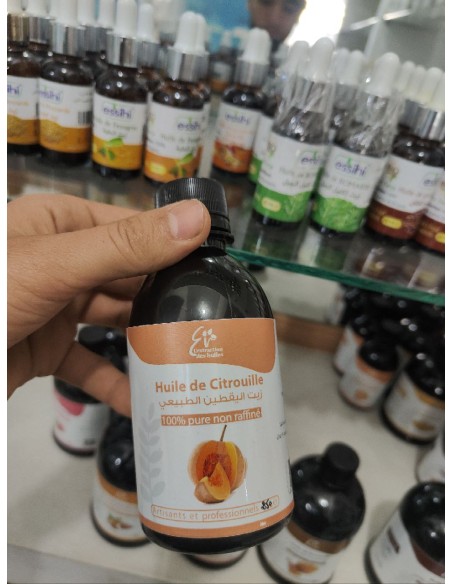 زيت بذور القرع اليقطين  Huile de Citouille 100% pure non raffiné "250ml"