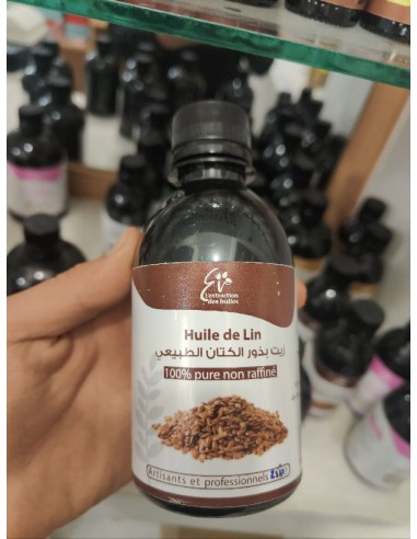 Huile végétale de Lin pure (250ML) بذور الكتان