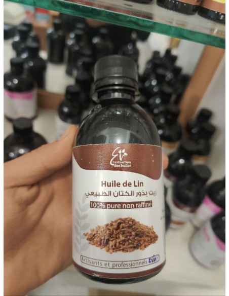 Huile végétale de Lin pure (250ML) بذور الكتان