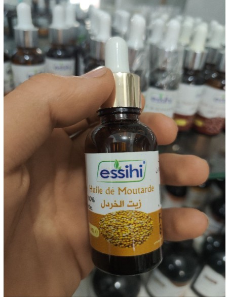 زيت بذور الخردل البكر العضوي 100٪ (30 مل) - Huile vierge de graine de moutarde bio
