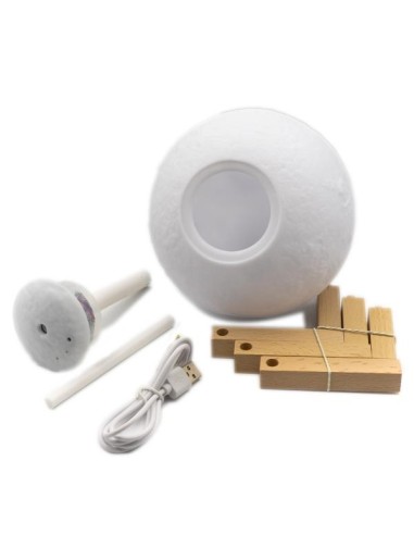 3D المرطب مصباح القمر