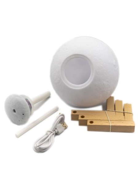 3D المرطب مصباح القمر